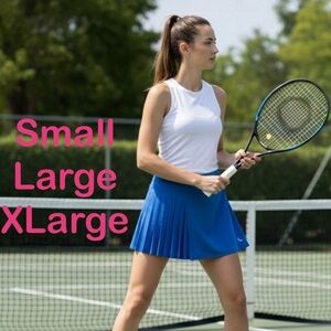 Lolë Game Skort Asymmetrical Skirt in Blue Various Sizes Skirt . NWT